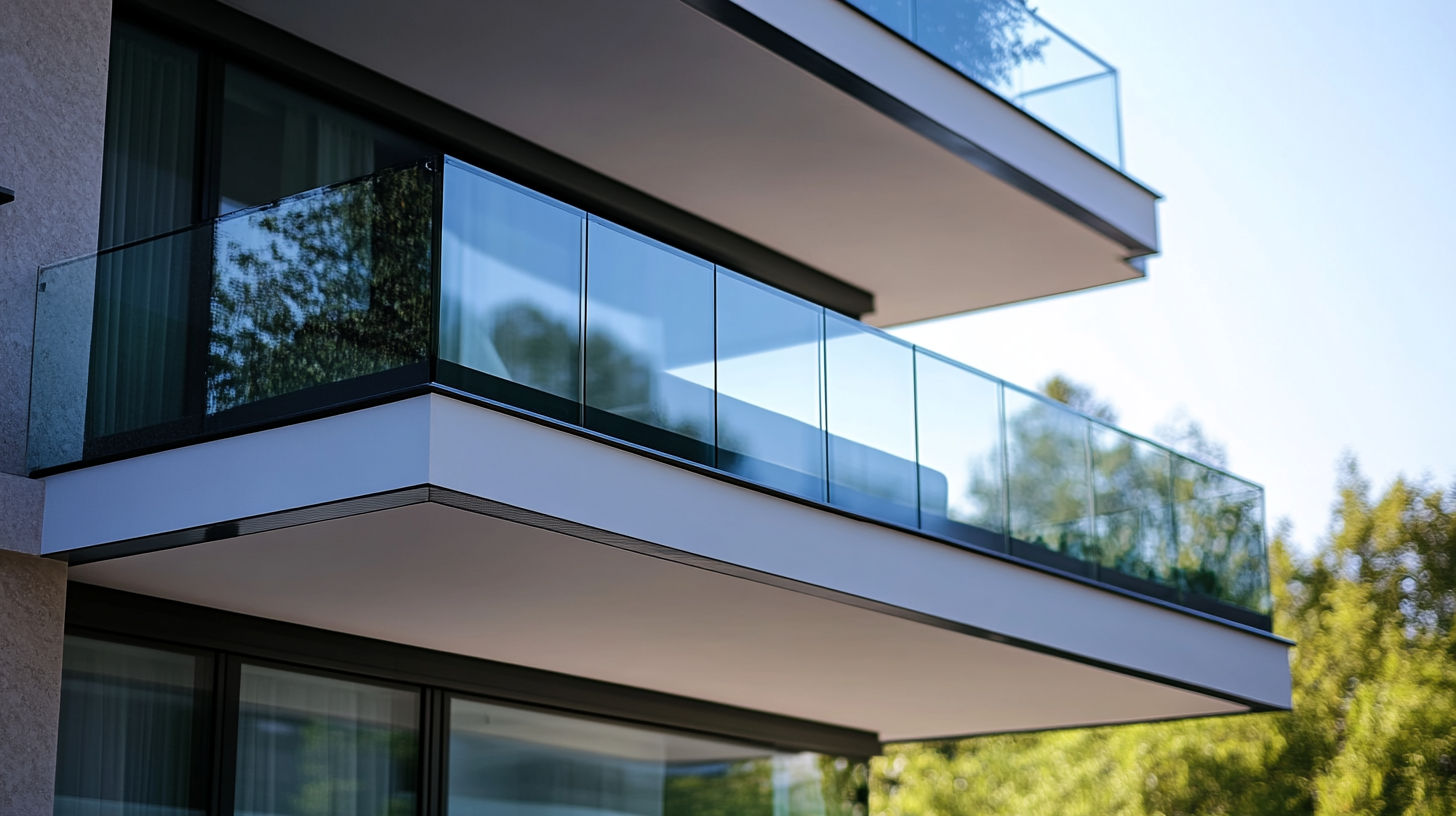 Glas Vista Ganzglasgeländern